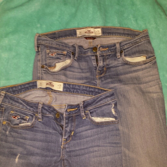 Two pairs of Hollister Jeans