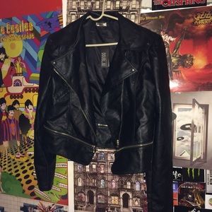 (P)Leather jacket
