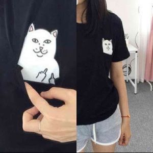 Funny Cat In Pocket Shirt