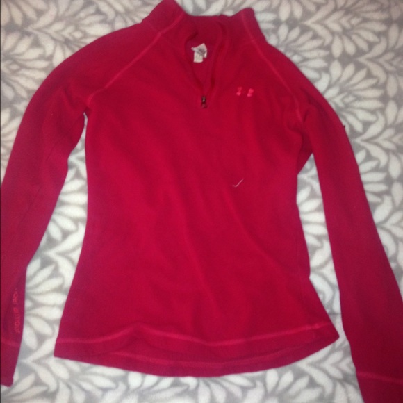 Under Armour pullover, zip up sweatshirt.