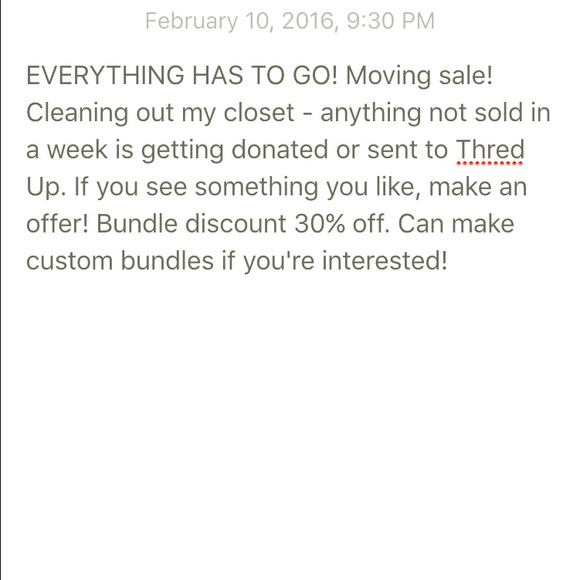 Sale! Everything is coming offline tonight