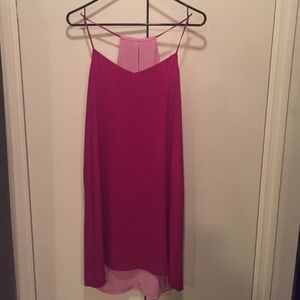 Pink reversible spaghetti strap dress!