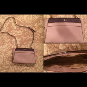 Cole Haan Lavender Leather Crossbody Bag