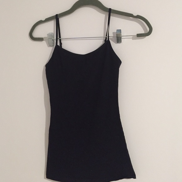 3 extra long camis with built in bra