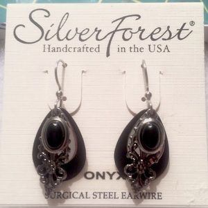 Silver Forest Earrings