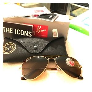 Authentic Ray ban polarized sunglasses