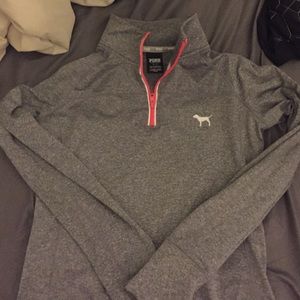 Victoria secret pink ultimate half zip
