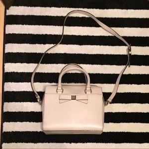 Kate Spade Ashton Montford Bow Satchel Beige