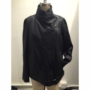 HELMUT LANG-boxy leather jacket HELMUT LANG-boxy leather jacket