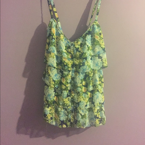 Floral tank top