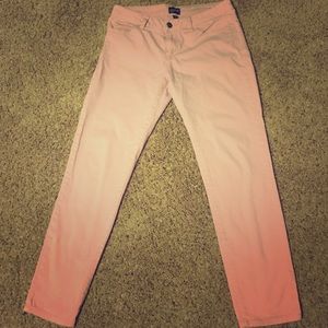 Rosy pink skinny jeans!