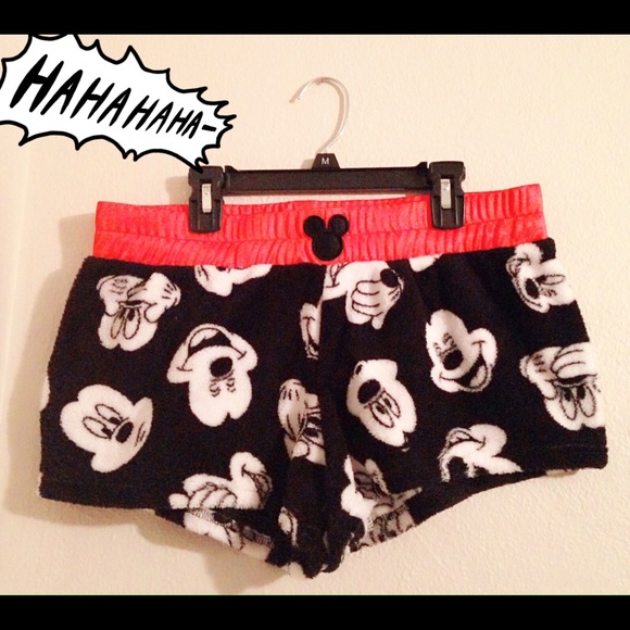 🔴Women's Disney Mickey Mouse Pajama Shorts⚫️
