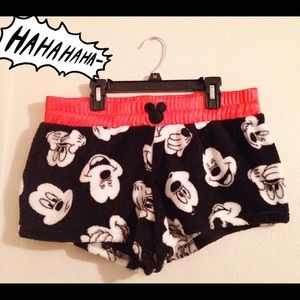 🔴Women's Disney Mickey Mouse Pajama Shorts⚫️