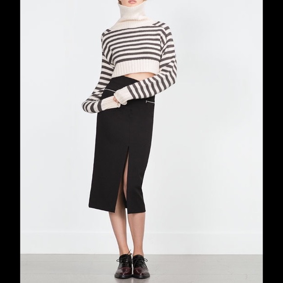Zara Chunky Cropped Sweater