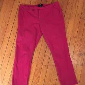Mossimo pink crop pants - size 12