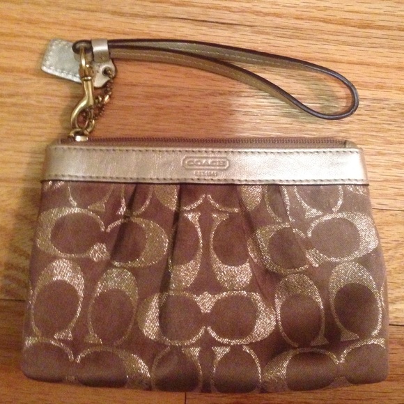 Authentic Coach Wristlete