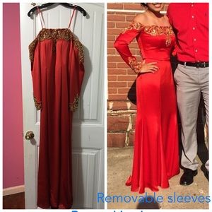 Red Angela And Alison Dress