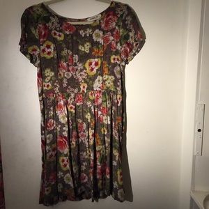 Anthropologie Floral Dress