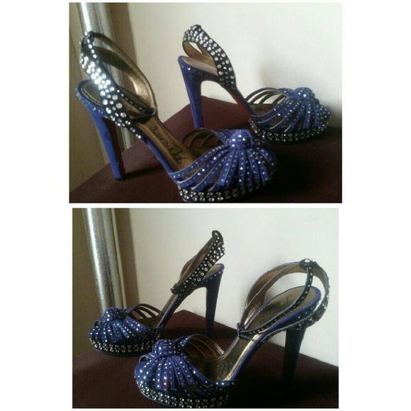 $2800 LANVIN Crystall embelished sandals sz 39 - Picture 2 of 4