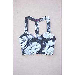 Motel Rocks Floral Crop Top