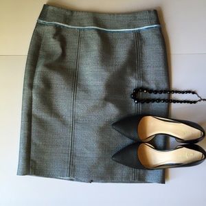 Steel Grey & Blue Hugo Boss Skirt