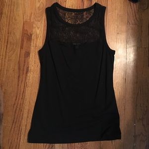 Express Black Lace Tank Top