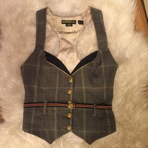 Guess plaid vest