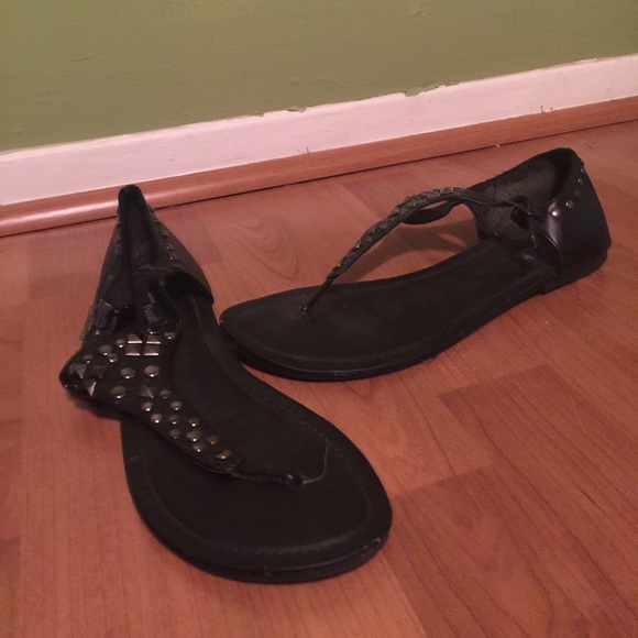 *USED* FREE Charlotte Russe flat sandals, size 8