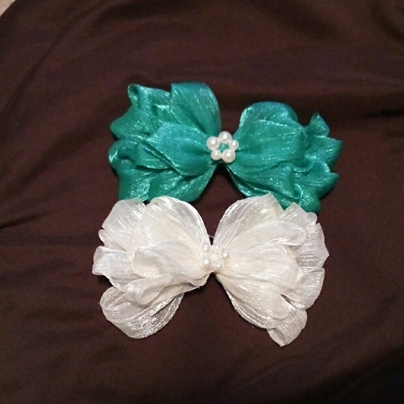 Girls big bows set of 2