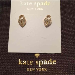 ♠️ Kate Spade Heart Lock Earrings ♠️