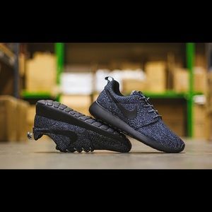 Women's Nike Rosherun Print Cool Grey/Black