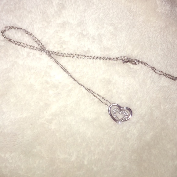 Diamond heart necklace