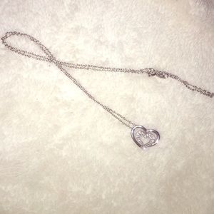 Diamond heart necklace