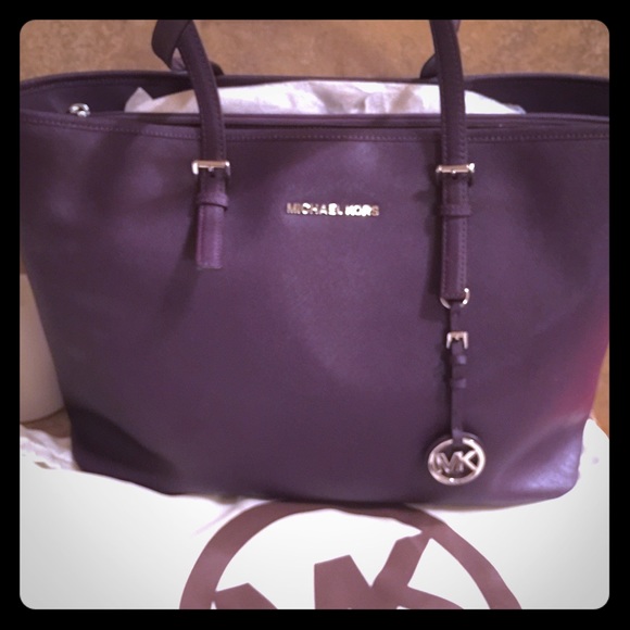 MK Jet Set Purple Tote