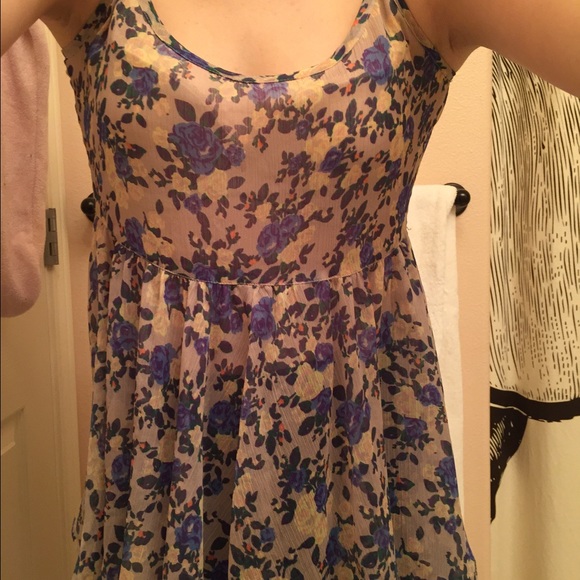 Sheer tank top