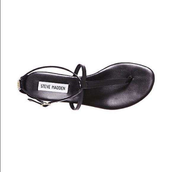 Steve Madden Swinger Black Sandals - Picture 4 of 4