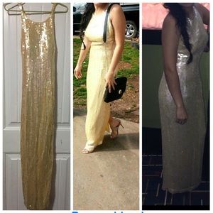 Yellow speckle dress