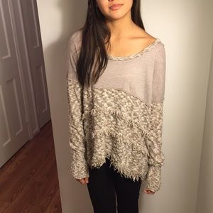 Free people fringe top