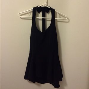 Peplum top with bows!!