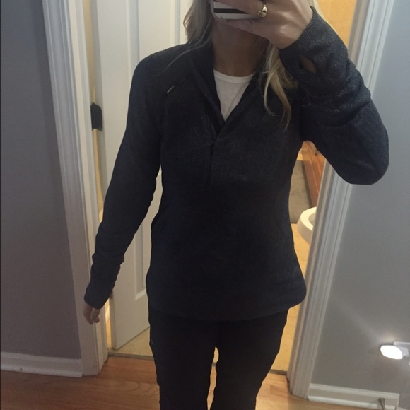 Think Fast herringbone pullover
