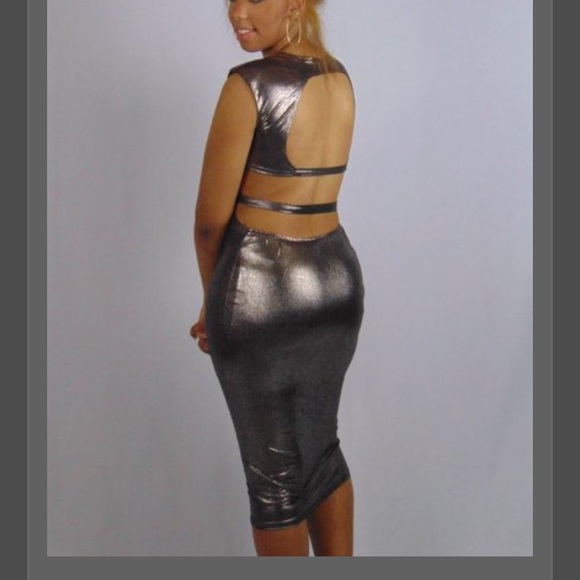 Metal Metallic Dress