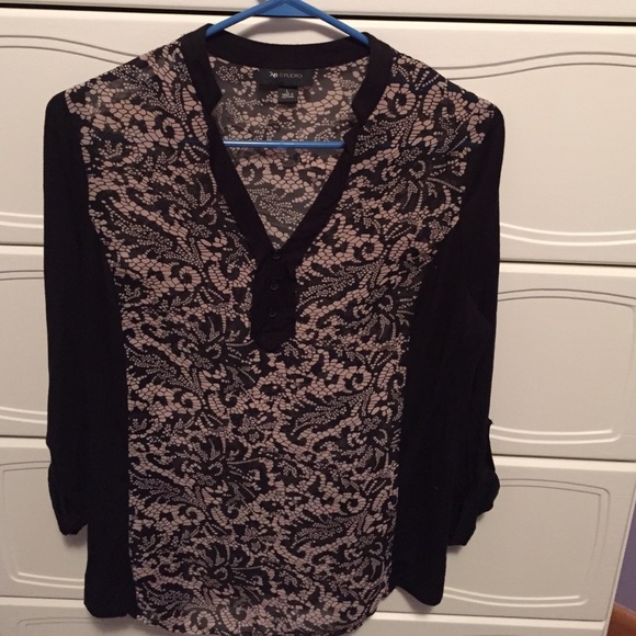 AB Studio sheer top