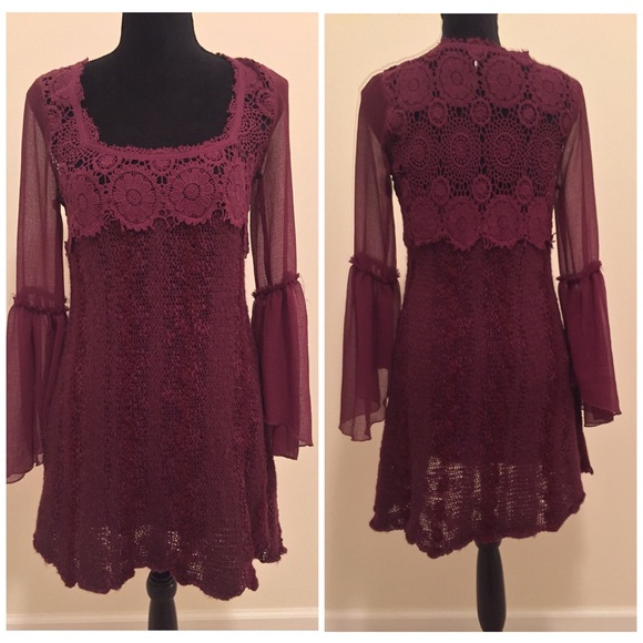 Free People Crochet and Knit Tunic - Picture 2 of 4