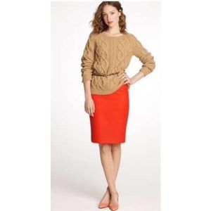 J Crew Retail Persimmon Pencil Skirt💕