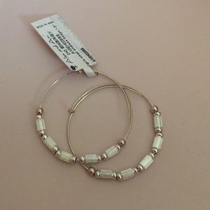 Alex & Ani Endless Hoop Earrings NWT