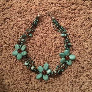 Lovely stone and bead necklace