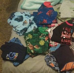 Size 5/5T boys pajamas lot