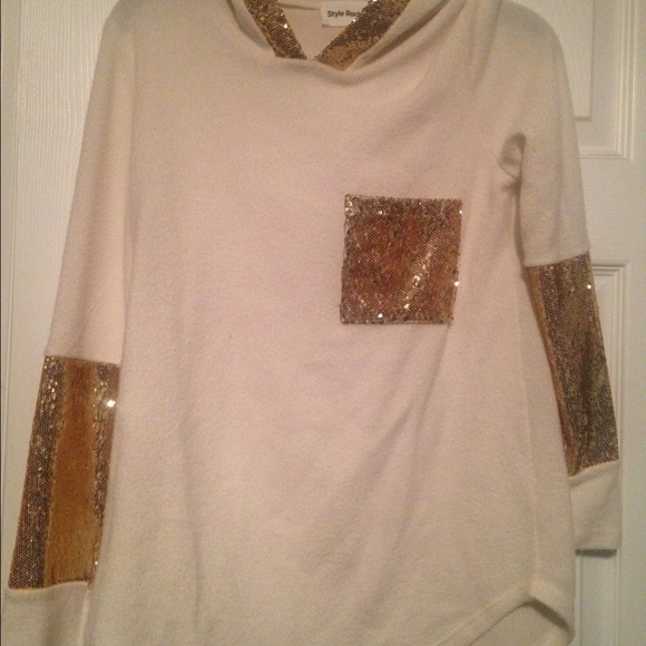 Sequin hoodie