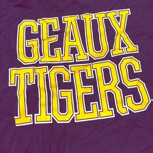 LSU Purple short sleeve Tee