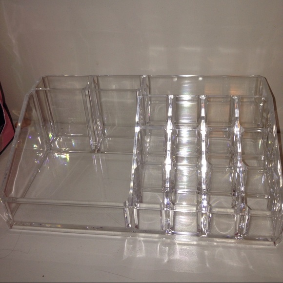 Luxe Acrylic Modular Makeup System | The Container Store NWOT Acrylic Makeup Organizer 💄